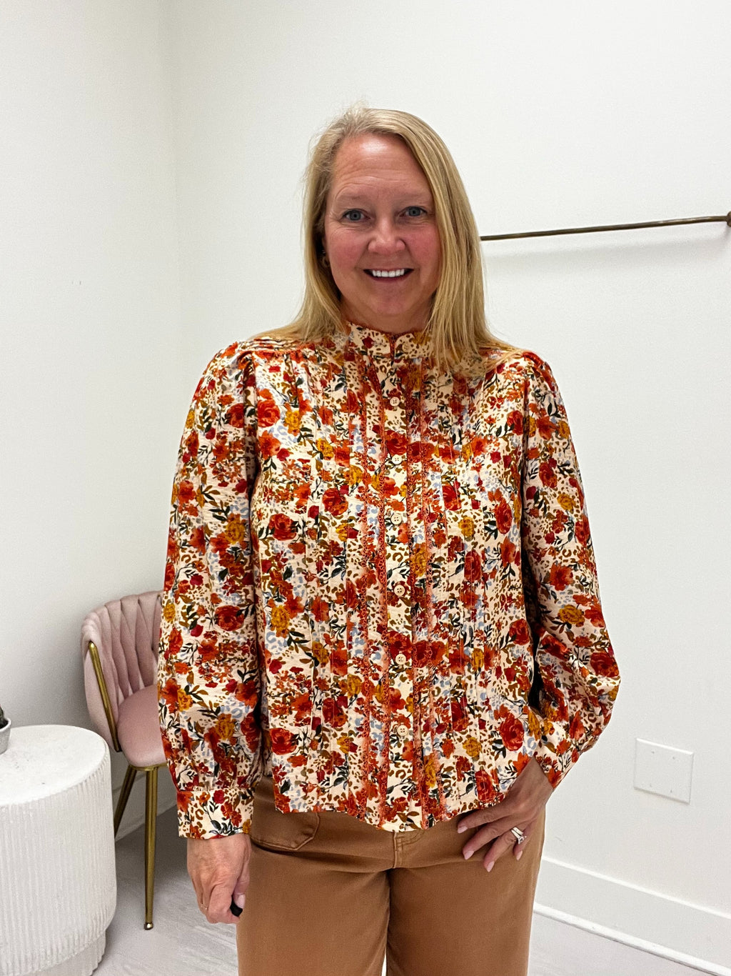 Floral Print Blouse
