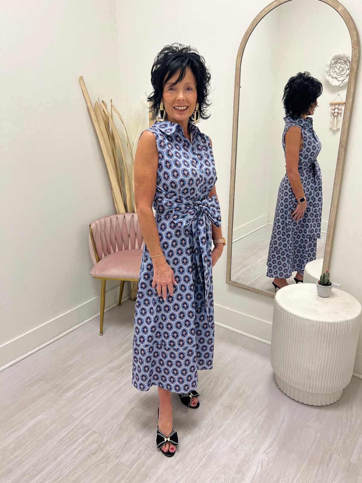 Mod Bloom Maxi Dress