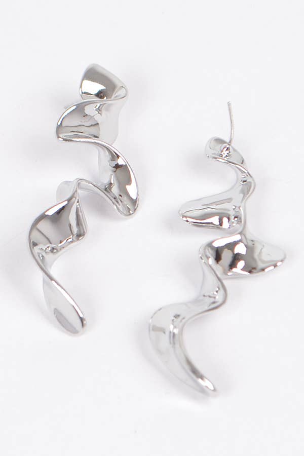 Metal Gold Plated Earring