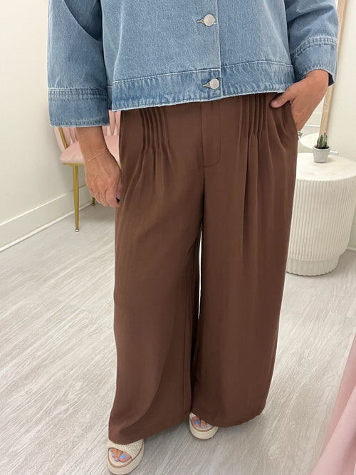 Chocolate Wide Leg Pants
