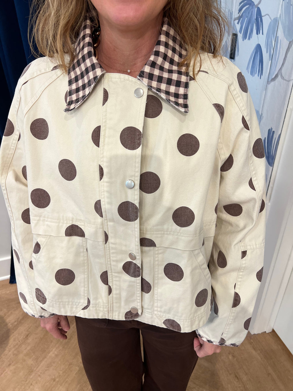 Polka Dot Fall Jacket