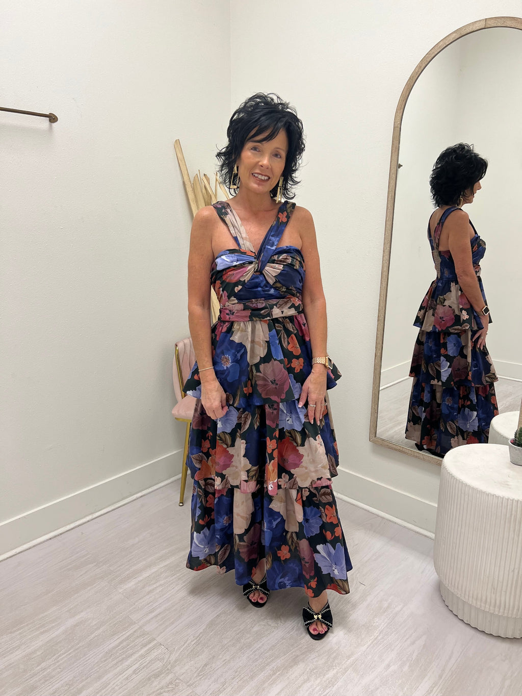 Night Blossom Maxi Dress