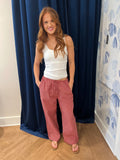 Red Plaid Pants