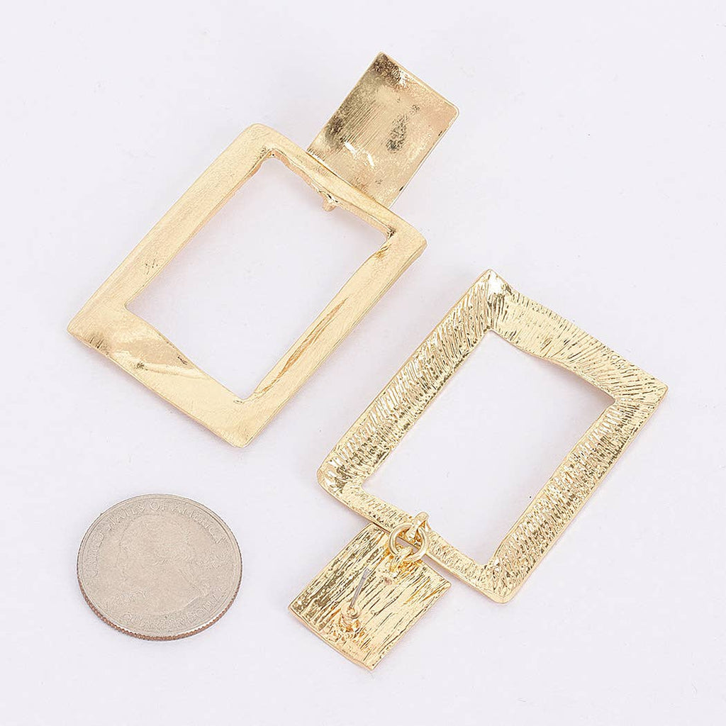 Gold Plated Metal Earring