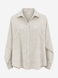 Mocha Stripe Top