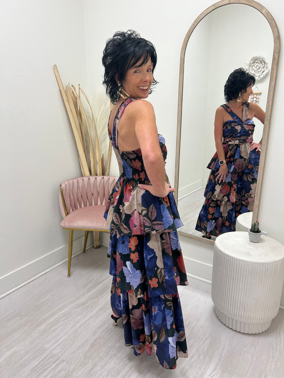 Night Blossom Maxi Dress