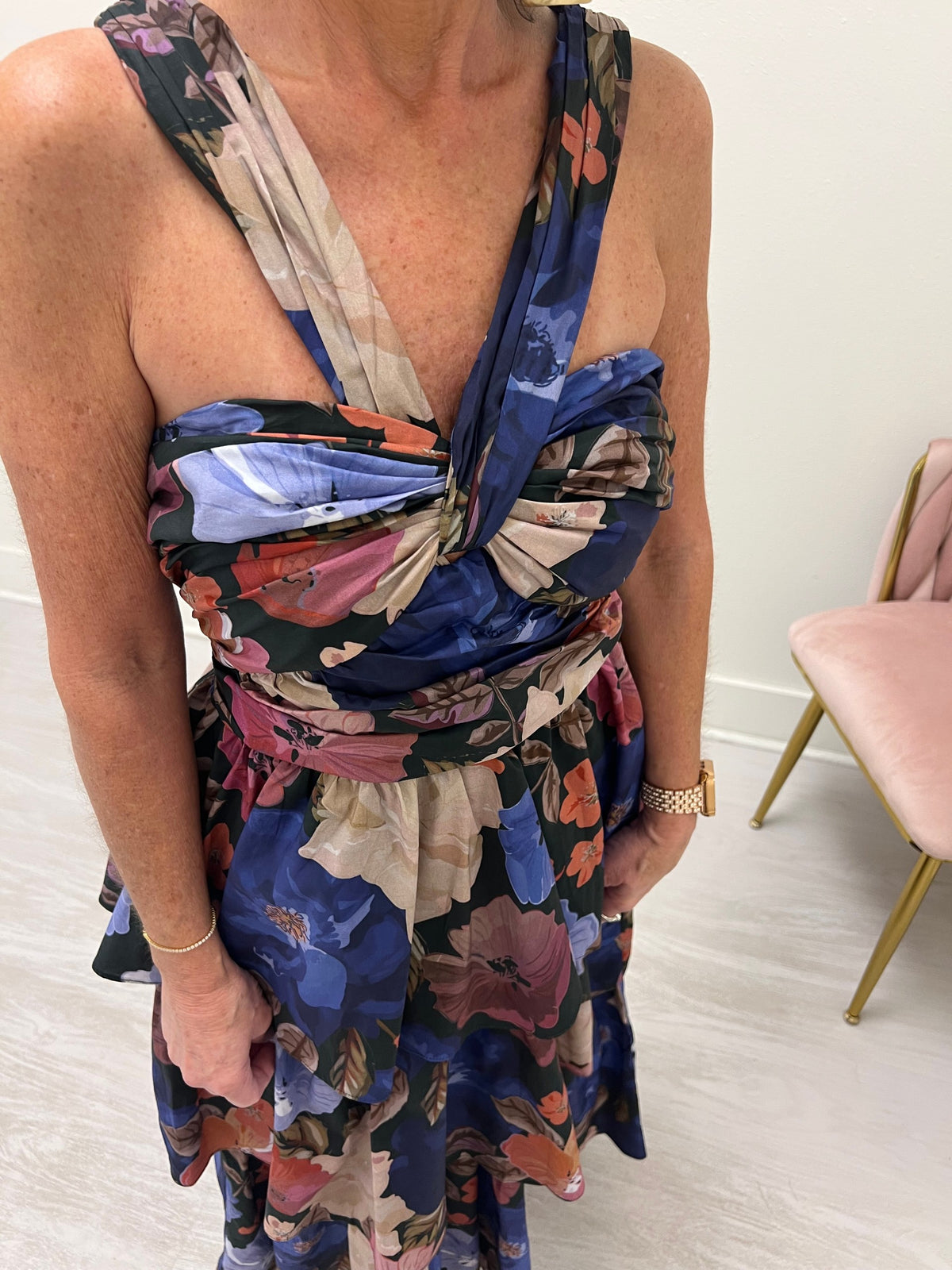 Night Blossom Maxi Dress