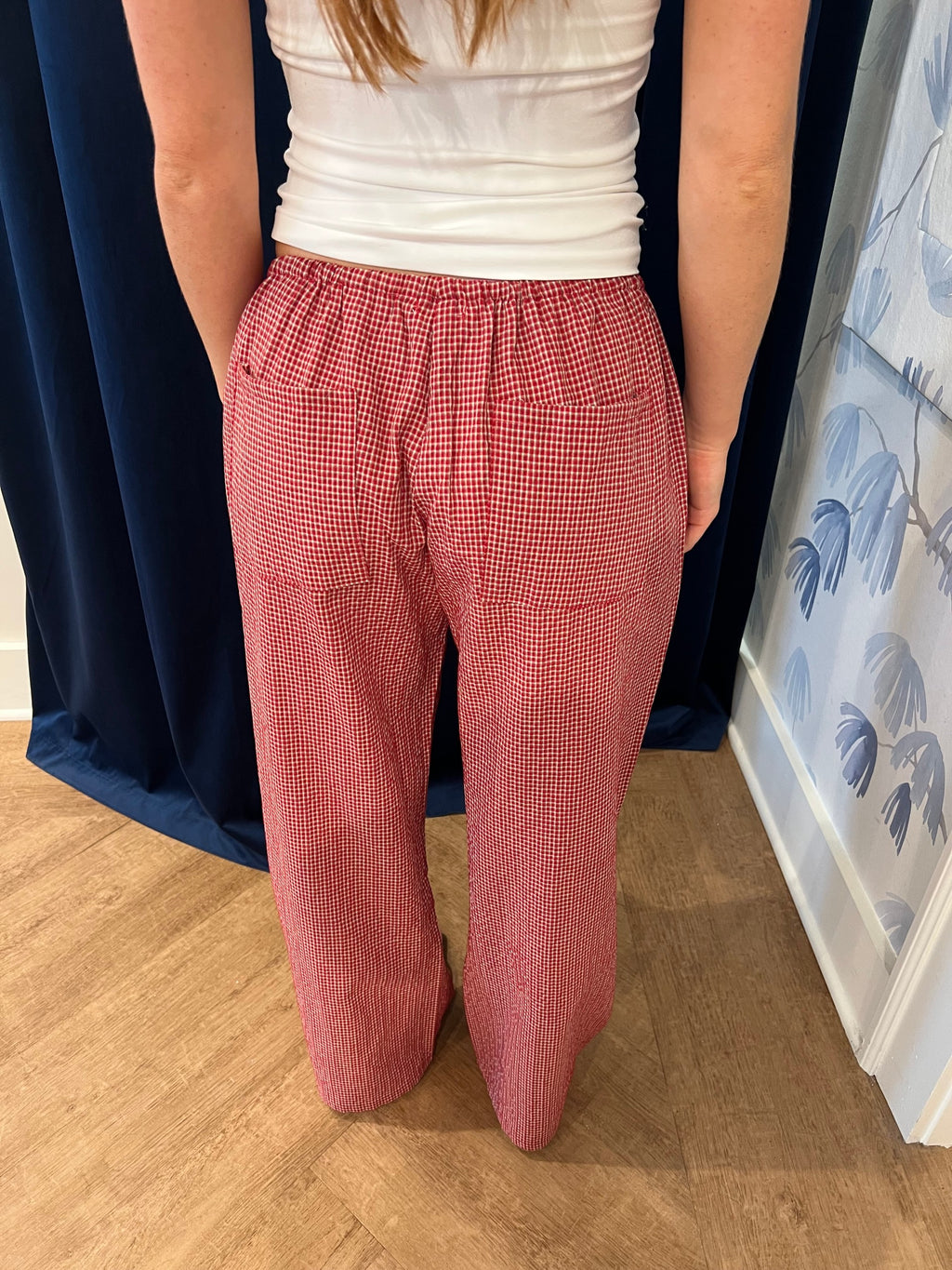 Red Plaid Pants