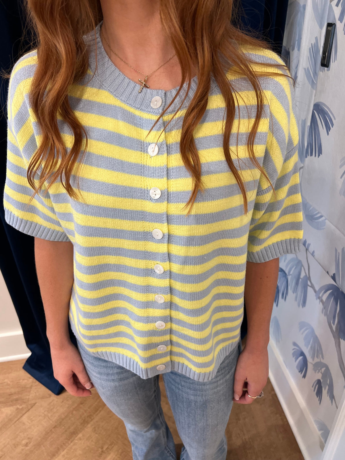 Color Pop Striped Cardigan