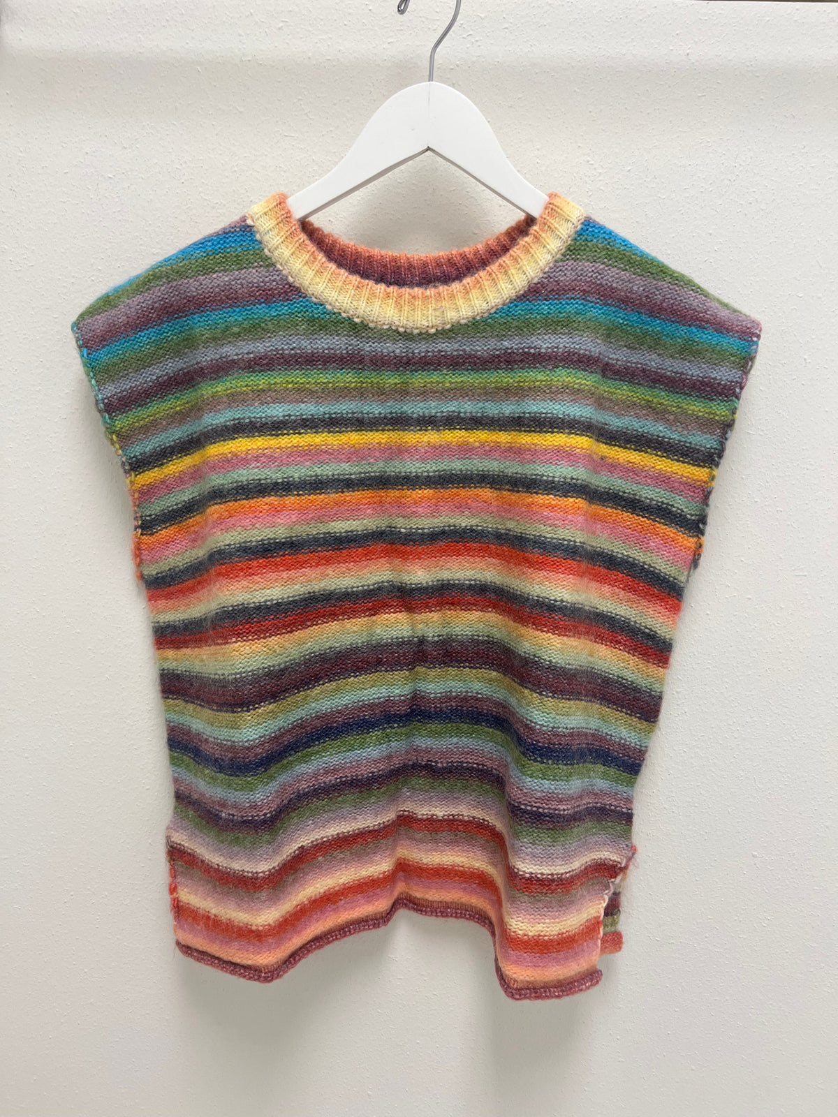Rainbow Sleeveless Sweater