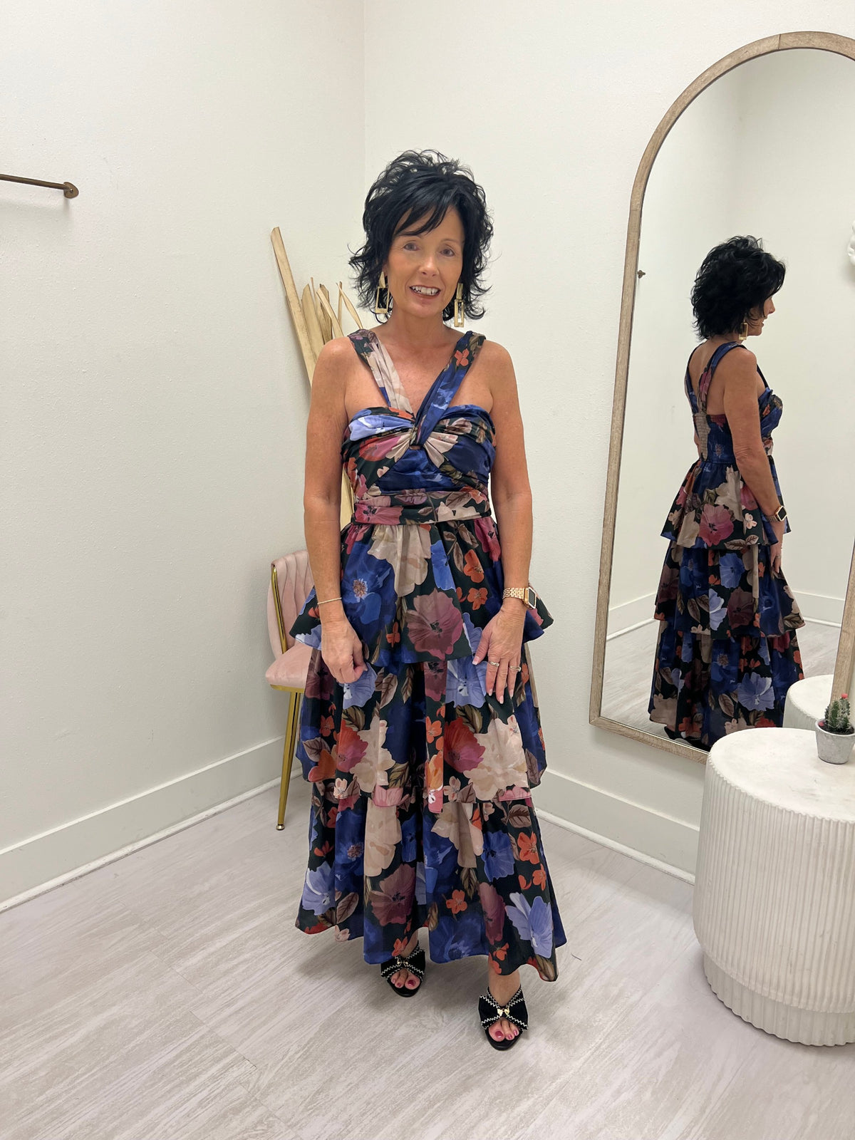 Night Blossom Maxi Dress