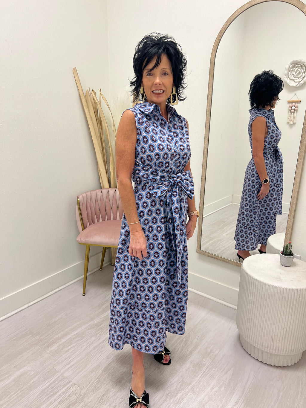 Mod Bloom Maxi Dress