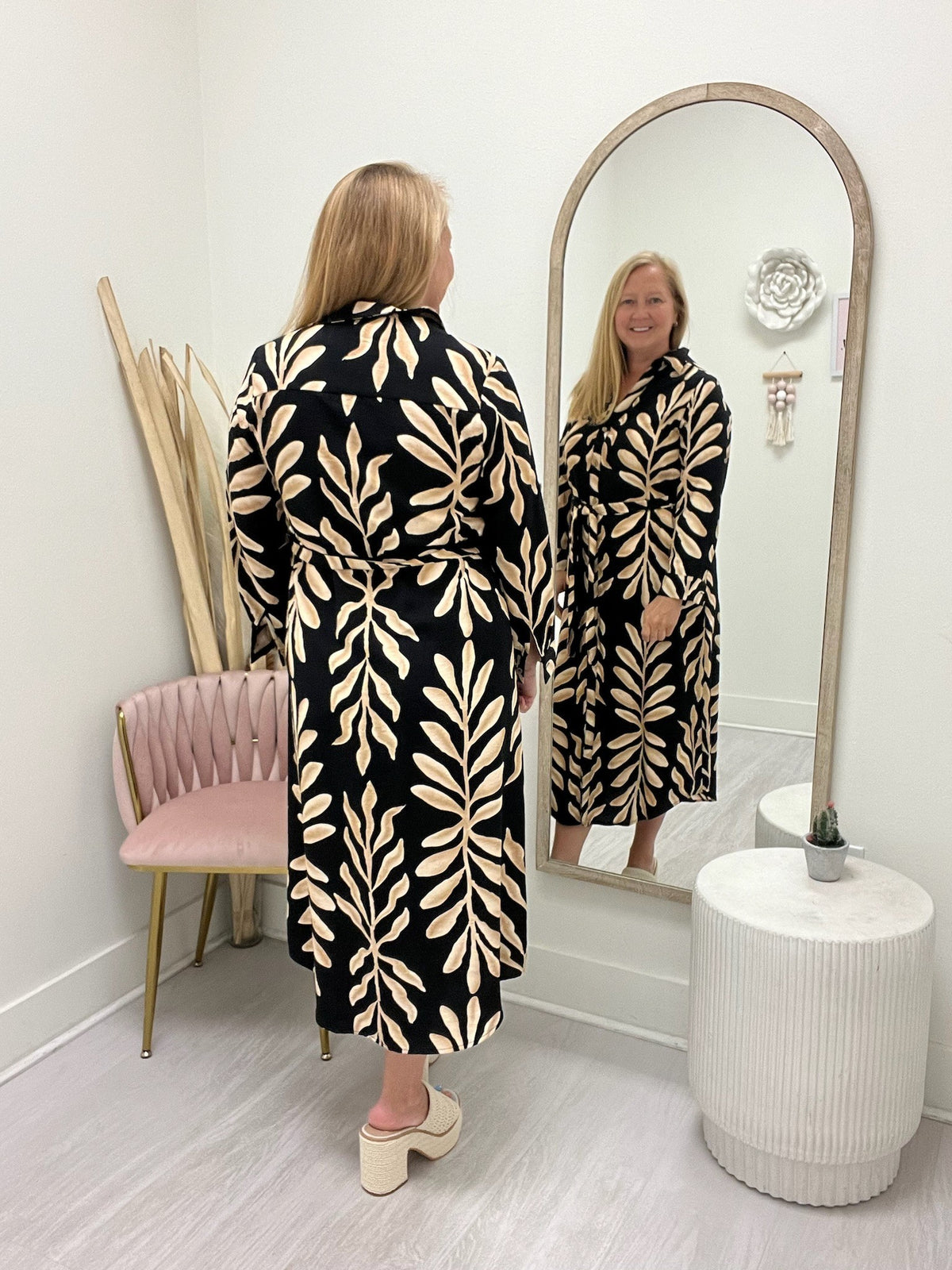 Thira's Palm Shirt Dresses