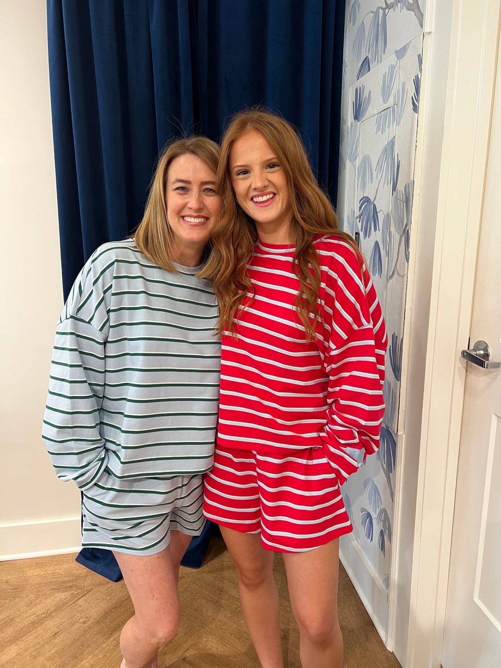 Striped Lounge Sweat Shorts