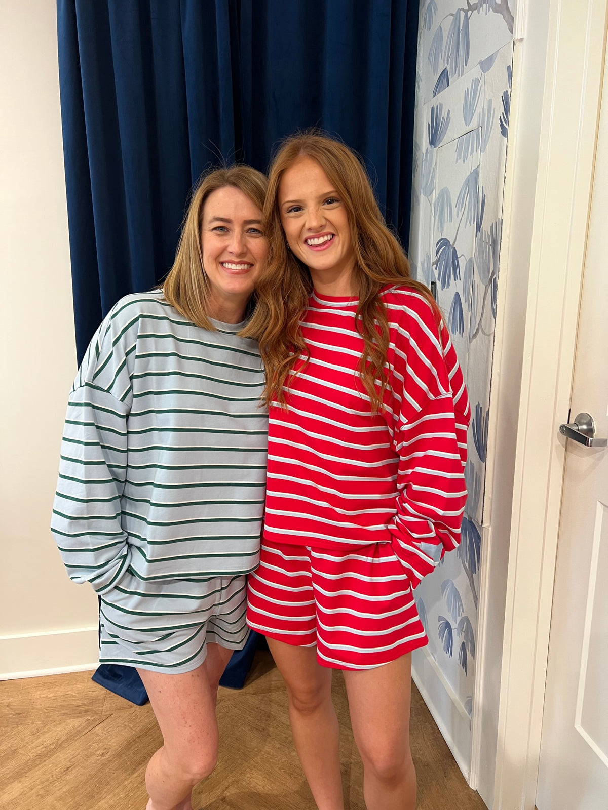 Striped Lounge Sweat Shorts