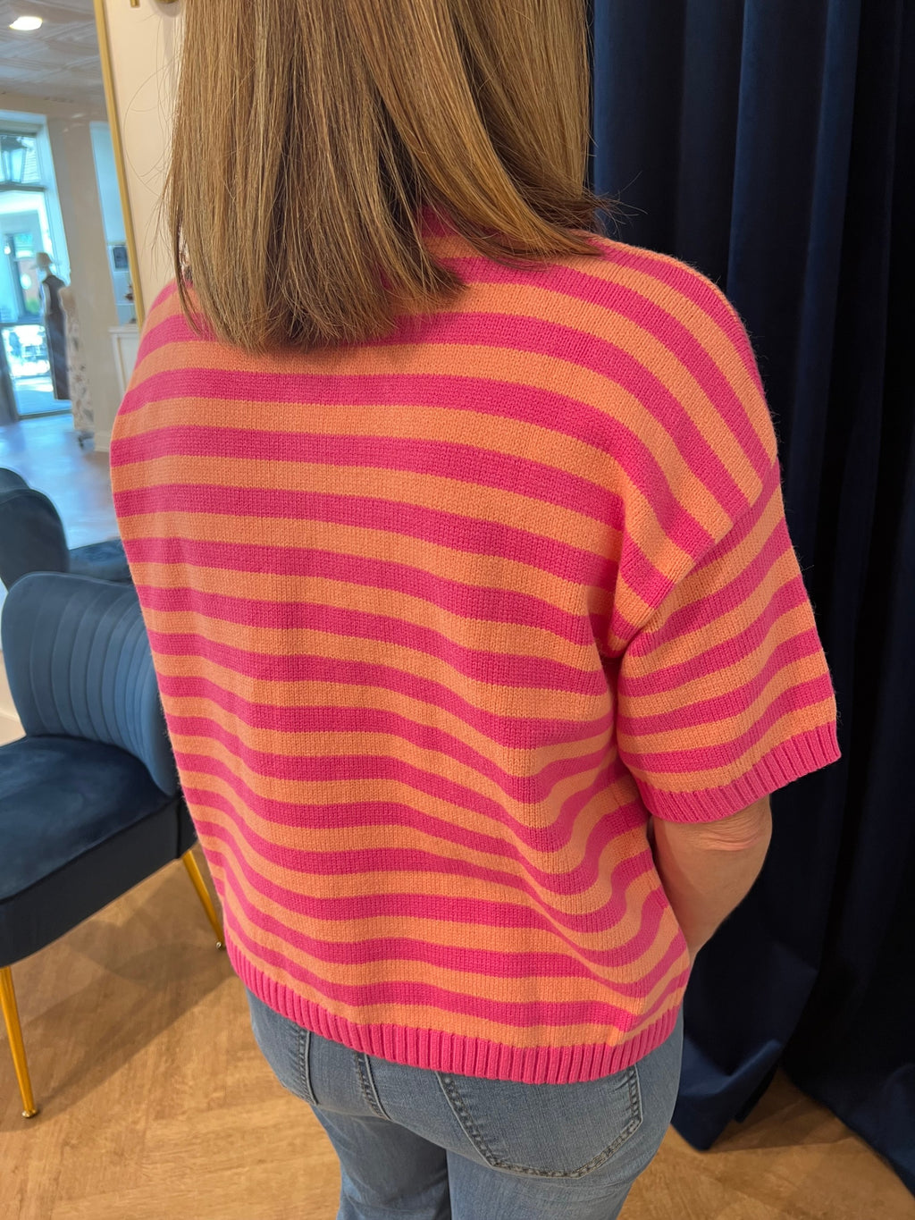 Color Pop Striped Cardigan
