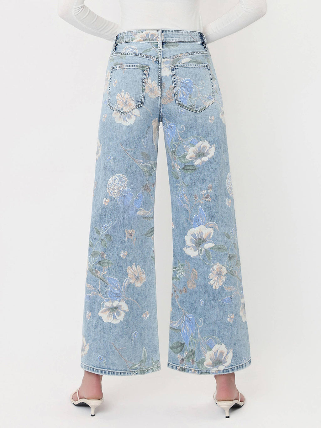 Floral Denim High Rise