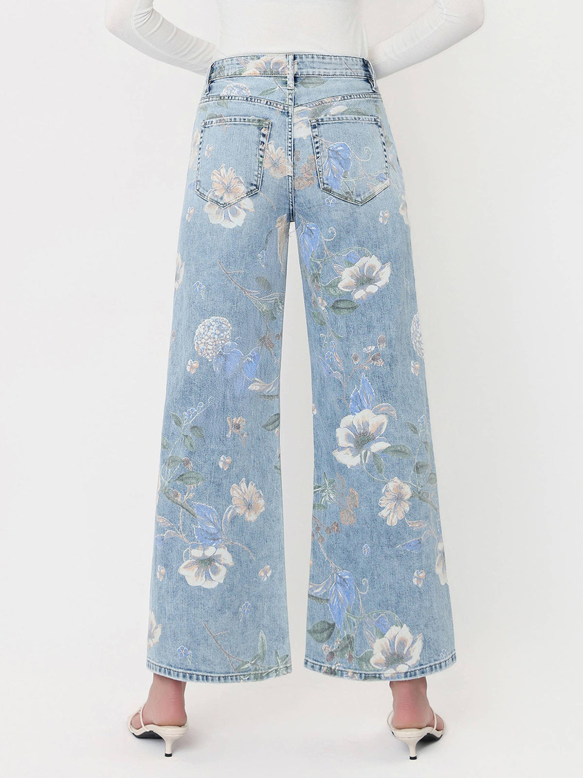 Floral Denim High Rise