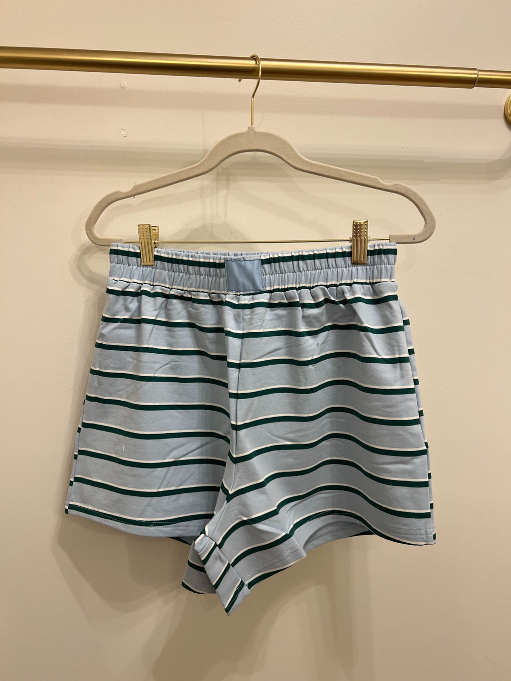 Striped Lounge Sweat Shorts