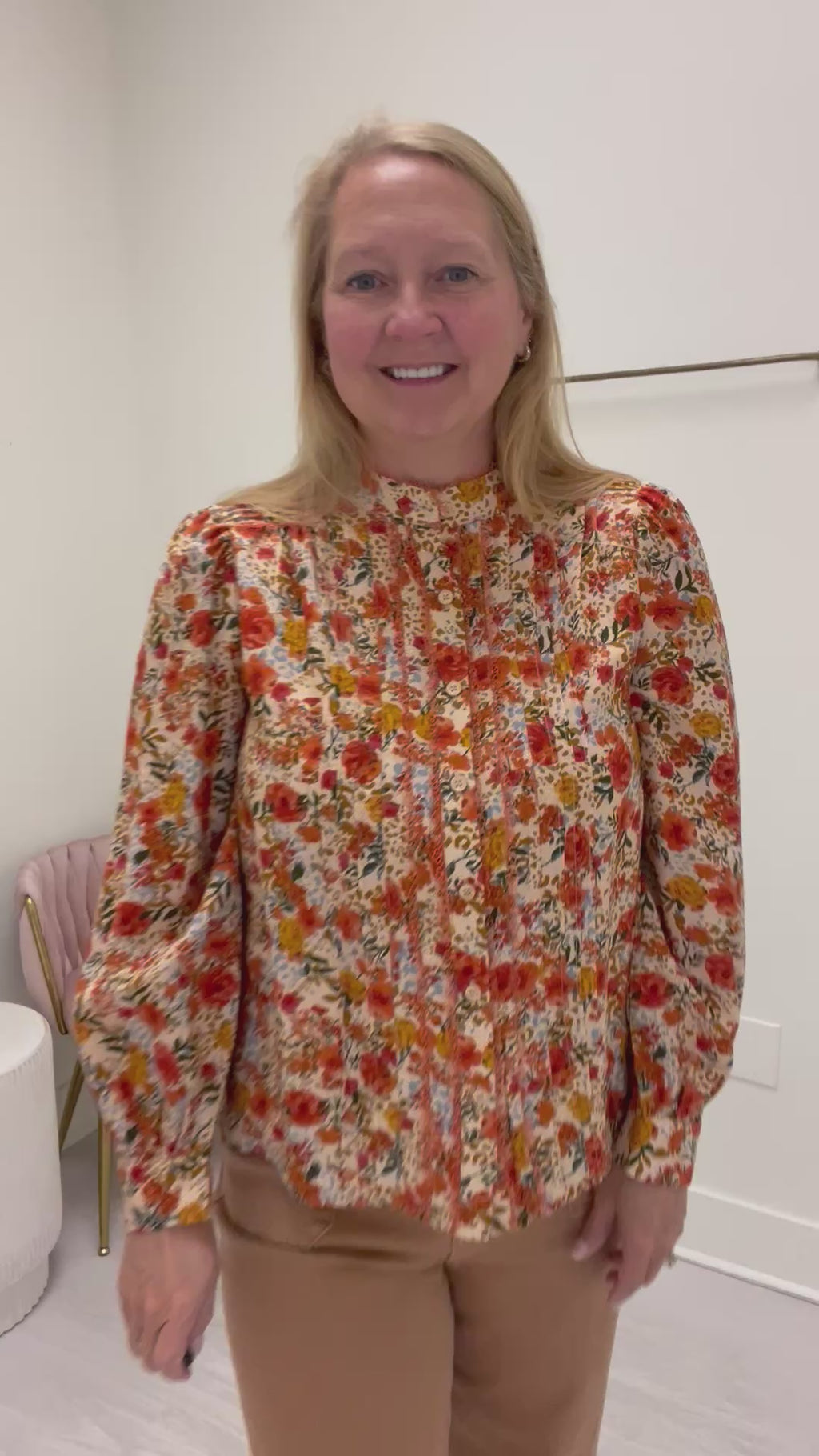 Floral Print Blouse